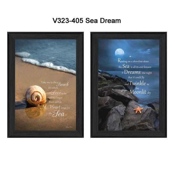 TrendyDecor4U Traditional "Sea Dream Collection" 2Piece by